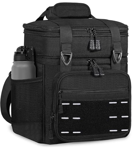 バッグ thehighlights 'lunch' more black Amazon.com: GLENKEY Double Deck Insulated Lunch Box, Expandable