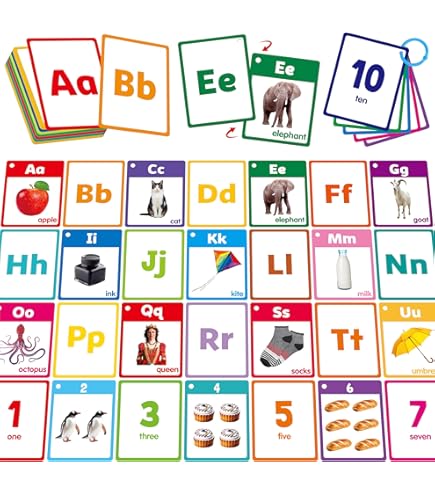 Amazon.com: Trend Enterprises: Alphabet Pocket Flash Cards, Great for Skill  Building and Home Use, 56 Self-Checking Cards Included, Match Letters to  Photos and Words, for Ages 6 and Up : Office Products