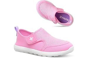 Hurley Kids Toddler Water Shoes Spence- Quick-Dry Water Shoes for Boys and Girls, Lightweight, Easy Slip-On with Adjustable Upper - for Beach, Water Play and Pool Fun