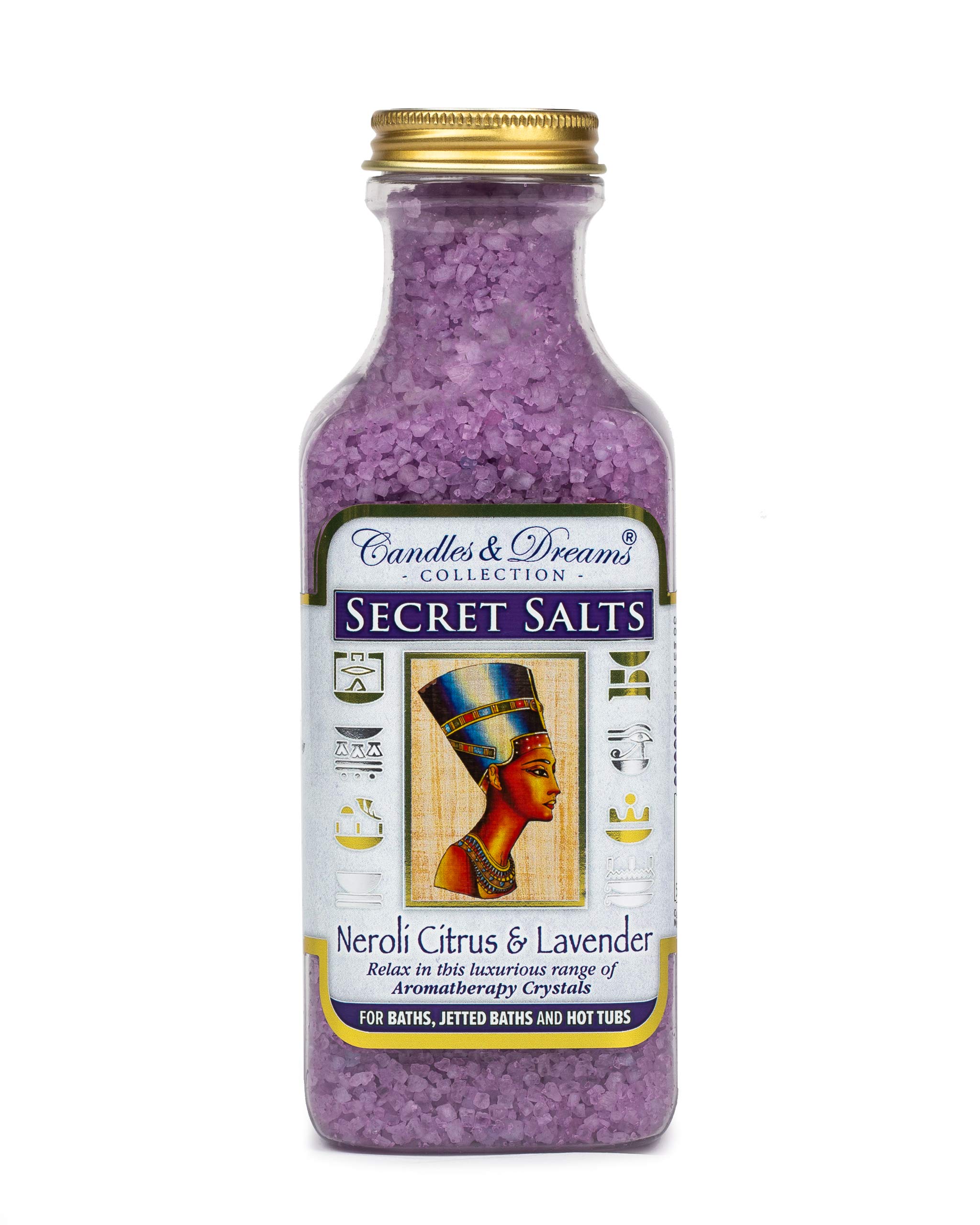 Candles and dreams Hot tub Spa / Bath Aromatherapy Scents Crystals (Neroli Citrus & Lavender) Vegan (500g)