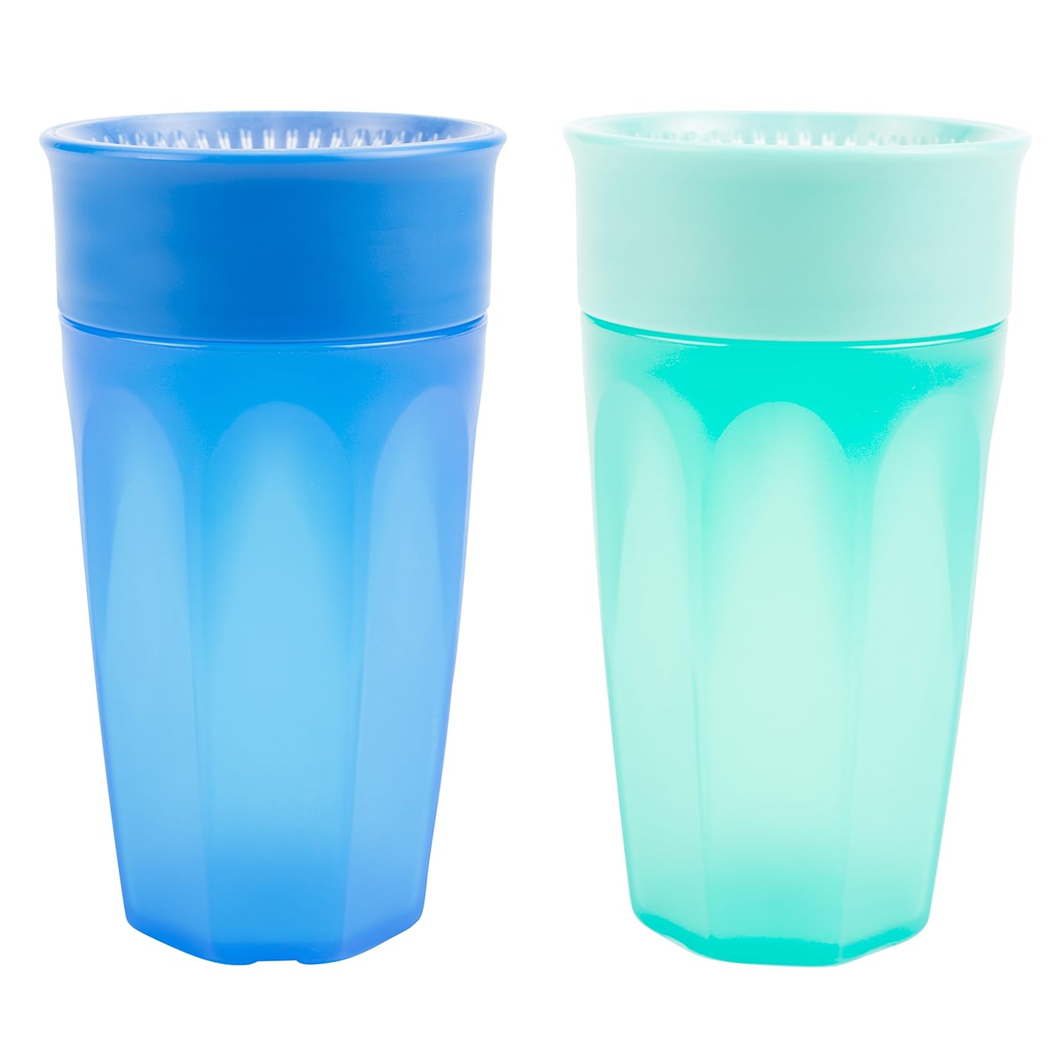 Dr. Brown's Cheers 360 Spoutless Training Cup, 9m+, 10 Ounce, Blue/Aqua, 2 Count : Baby