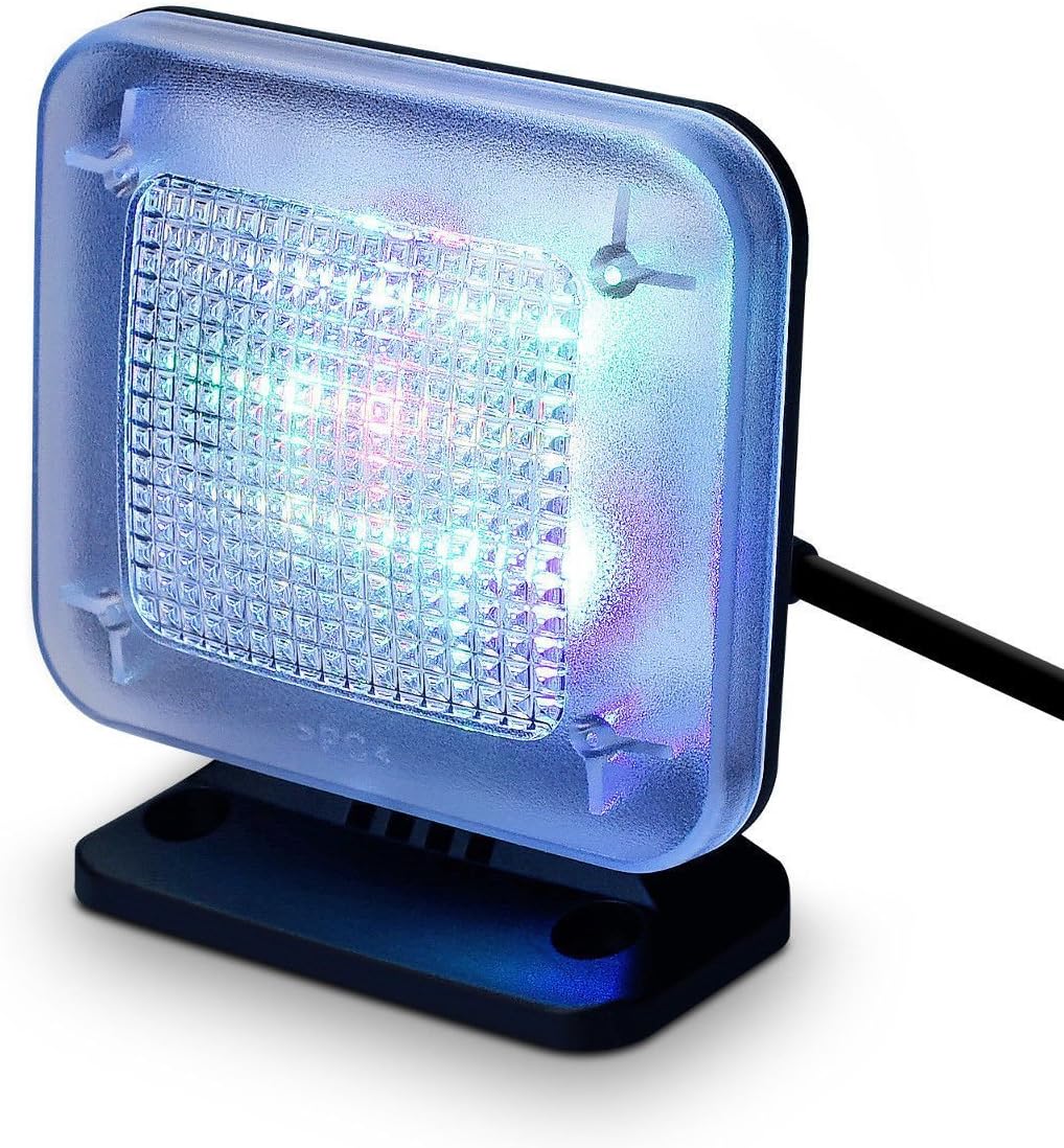 Home Security TV Light — BLINGSTAR LED TV Program Simulator Dummy Burglar Intruder Thief Deterrent Crime Prevention Device Built-in Light Sensor Timer US Plug(Peace of mind while you are away)
