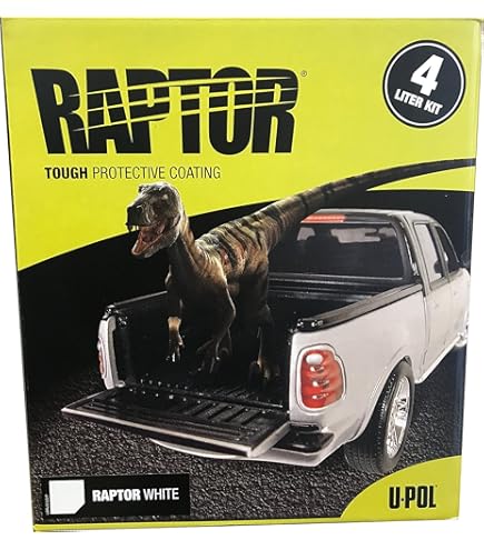 U-POLのRAPTOR LINER ホワイト４L 塗装ガンセット U-POL / ラプターWHITE 4Lキット | 硬さとしなやかさを兼ね備え