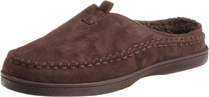 Dockers Men�s Micro Suede Clog Slipper, Brown
