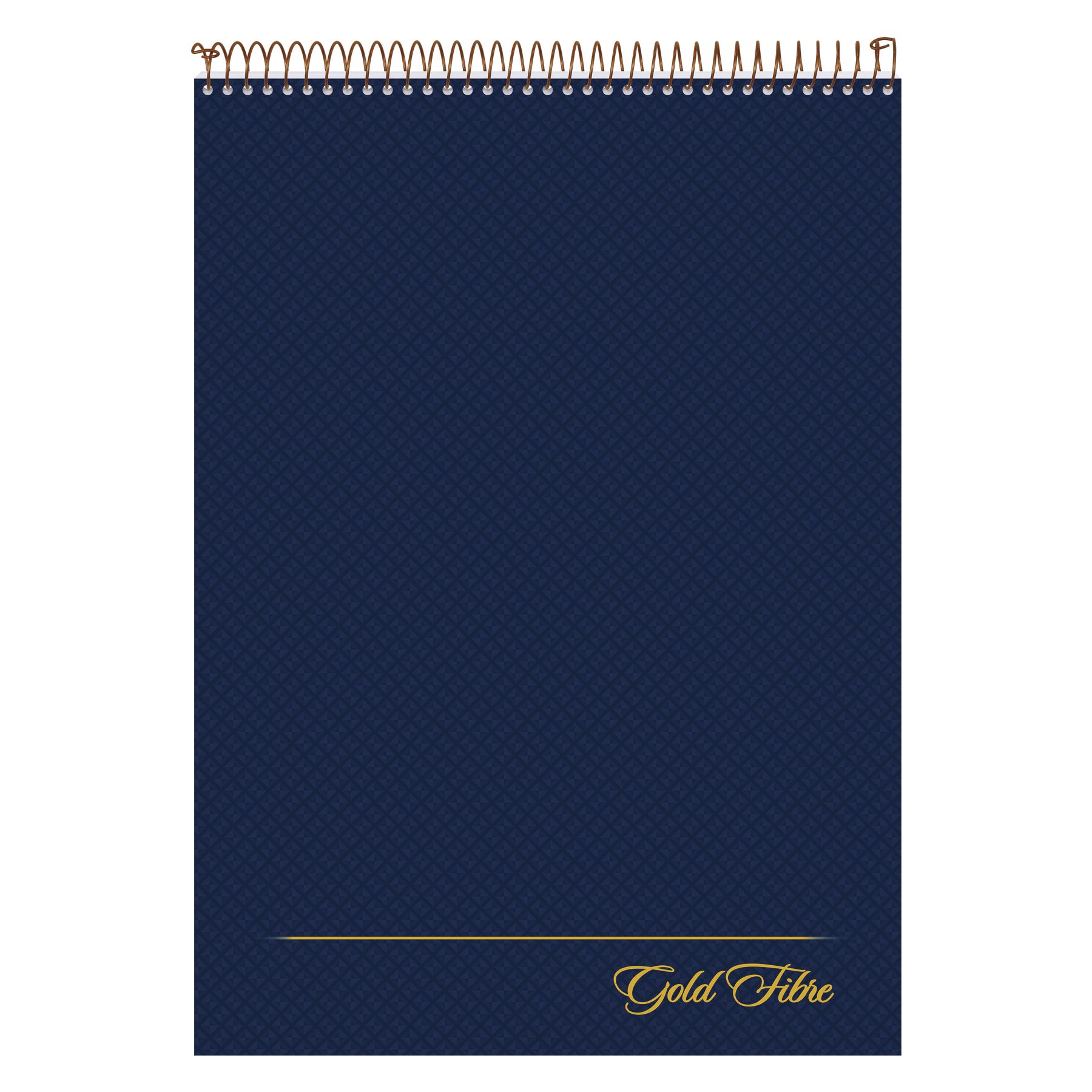 Ampad Gold Fibre Project Planner, Top-Wire Bound, 8-1/2" x 11-3/4", Project Rule, Navy Cover, 70 Sheets (20-815), White