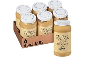 Grey Poupon Dijon Mustard (48 oz Jars, Pack of 6)