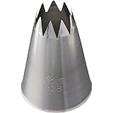 Ateco # 828 - Open Star Pastry Tip .63'' Opening Diameter- Stainless Steel