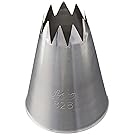 Ateco # 828 - Open Star Pastry Tip .63'' Opening Diameter- Stainless Steel