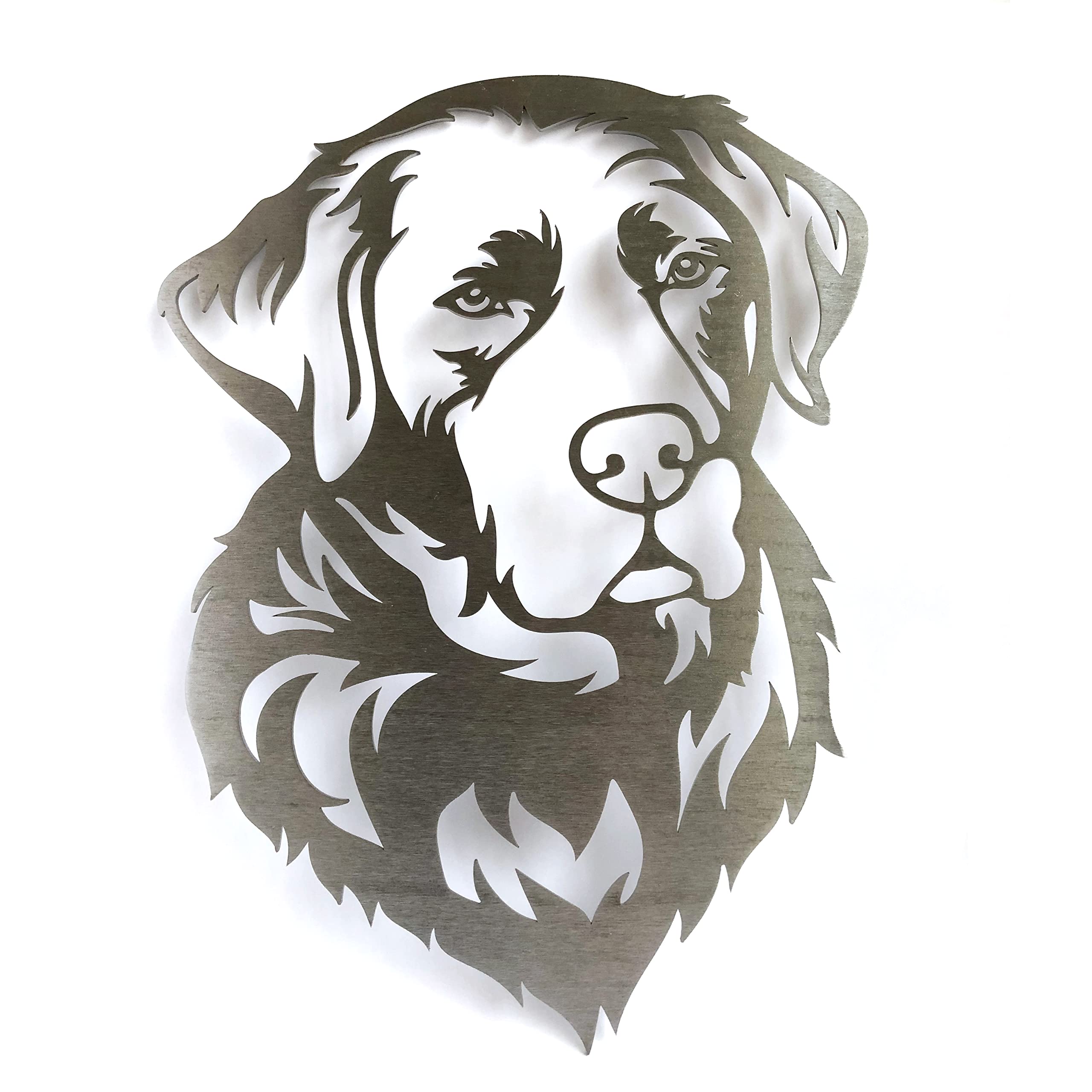 Image Industry Labrador Portrait Steel Sculpture – Pet Art Gift – Gift for Dog Lovers - Small 200mm x 269mm
