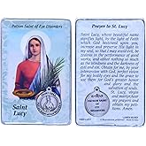 Healing Saints Card with Medal St. Lucy