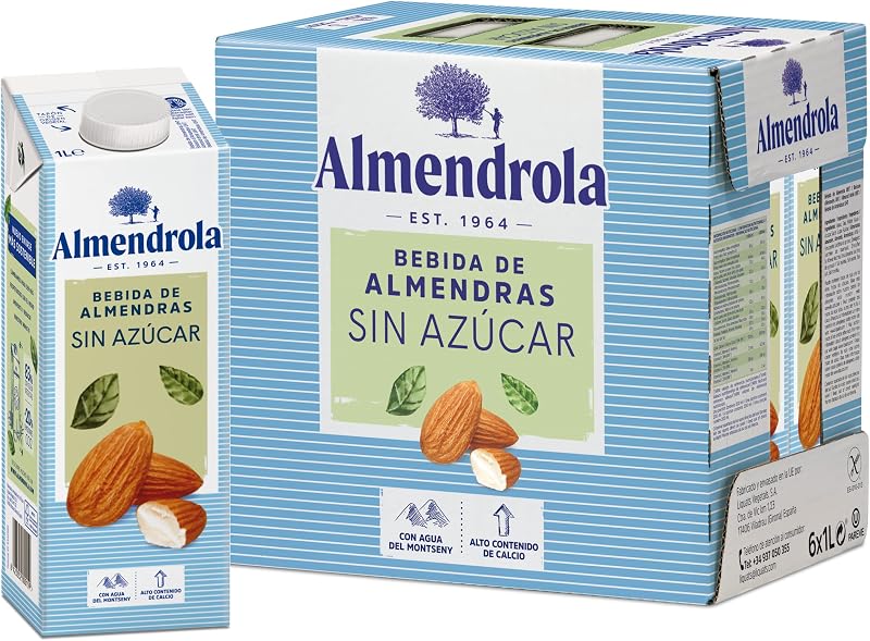 Bebida Vegetal de Almendras sin Azúcares, Pack de 6 x 1L — foto 1 de 7