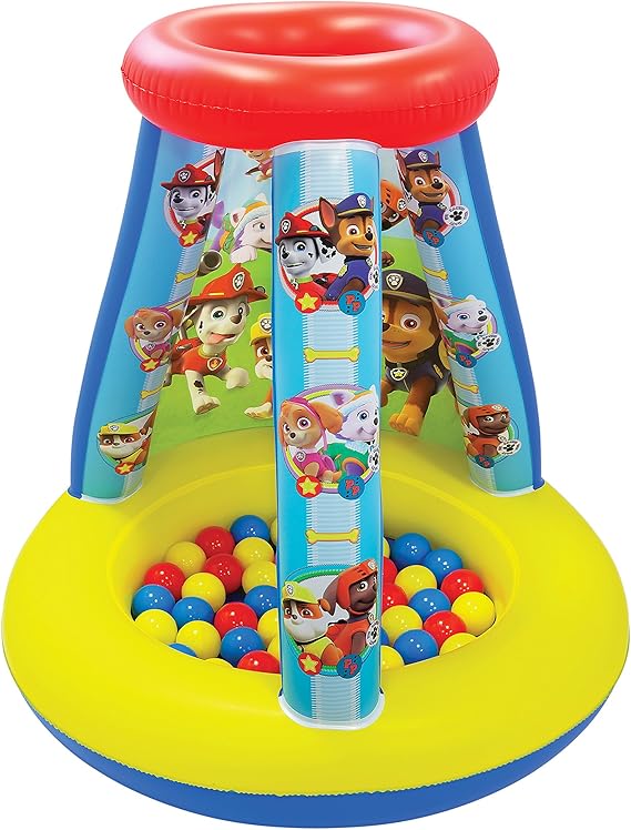 Paw Patrol Ball Pit, 1 Inflatable & 15 SofFlex Balls, Blue