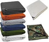 SolaDirect 4 x 5 m Camo Tarpaulin Waterproof Heavy Duty Tarp Sheet view 6