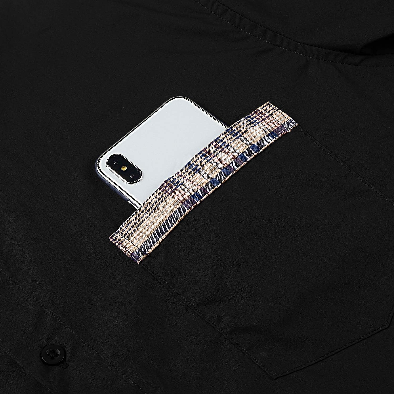 LecGee Men's Cotton Casual Long Sleeve Dress Shirt Plaid Collar Regular Fit Button Down Shirts at  Men’s Clothing store