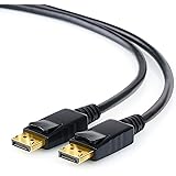 CSL - 2m (metres) Ultra HD 4K Displayport 1.2v (DP) on Displayport 1.2v (DP) cable with latches incl. audio transmission | certified | Apple and PC