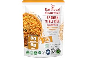 Eat Regal Spanish Rice Pack of 6, 8.8 Ounce, Ready to Eat in 90 Sec | 100% Natural Ingredients | precooked rice | Ready Rice 