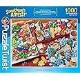 PuzzleTwist - Cookies at Christmas - 1000 Piece Jigsaw Puzzle, Something’s Amiss! Series, Unique Challenging Fun for Adults Family Kids, Made in USA
