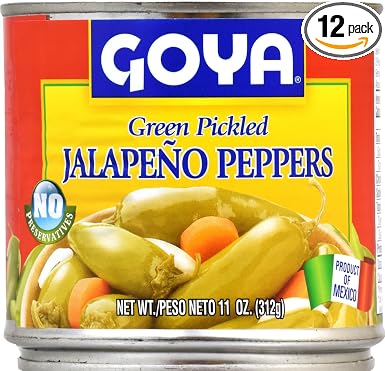Goya Green pickled jalapeno peppers (041331028516)
