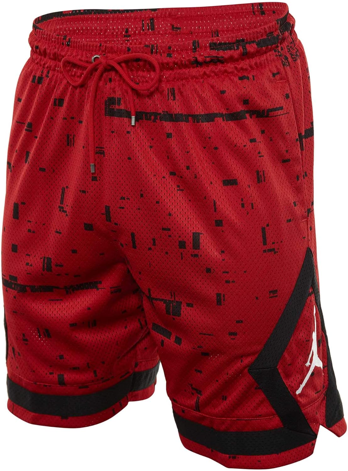 Men's Jordan Last Shot Diamond Basketball Shorts Gym Red Black AQ0620687 (M