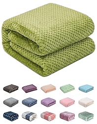 Fuzzy Throw Blanket, Plush Fleece Blankets for