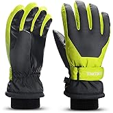 ThxToms Kids Winter Gloves Waterproof Ski Snow Gloves for Boys & Girls Cold Weather Outdoor Sports Snowboard Bicycle for 4-14 Years Old
