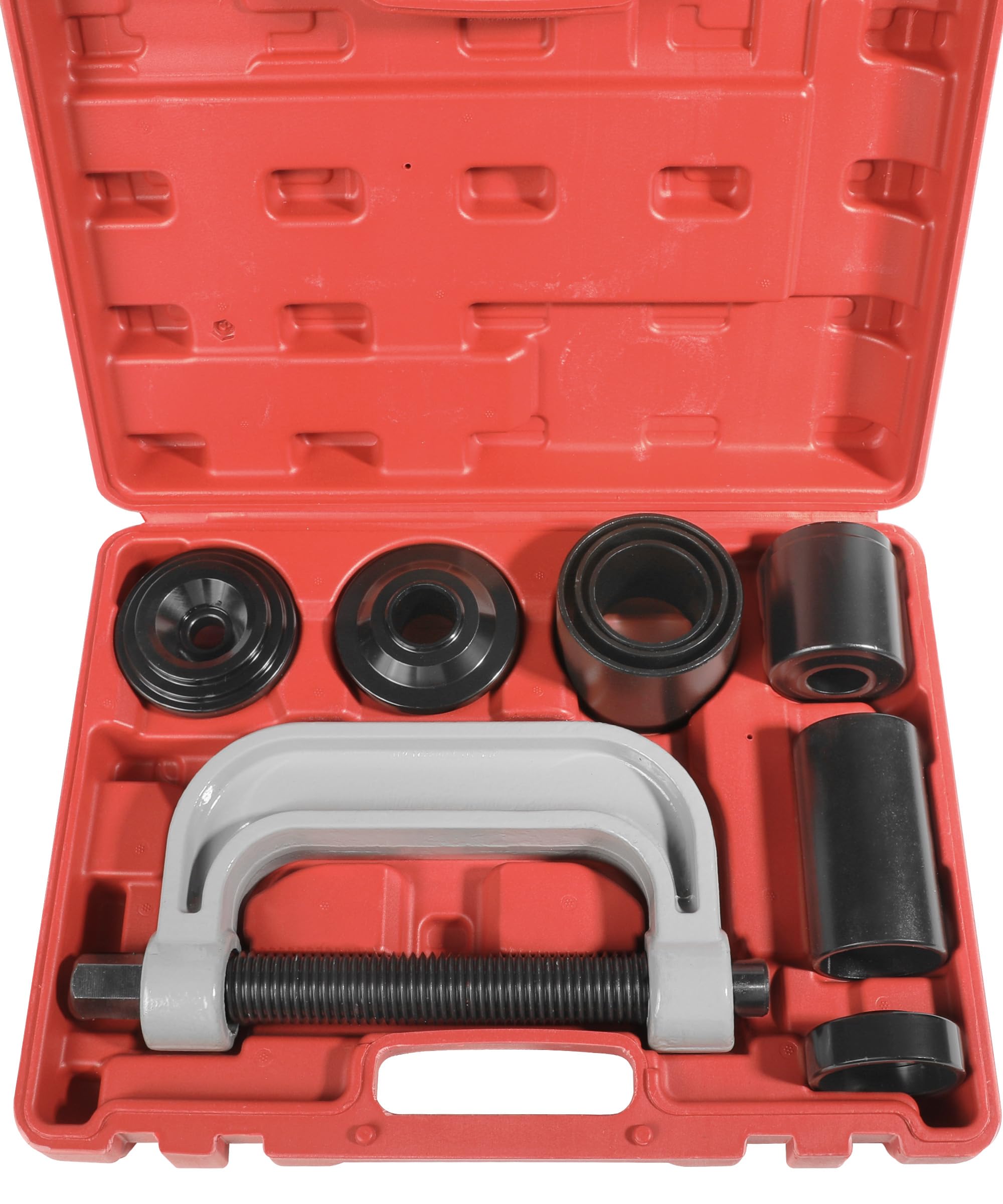 Photo 1 of RACOONA Ball Joint Removal Tool Kit,Ball Joint Press,Car Accessories Ball Joint Separator Tool,Bushing Press Kit with 4x4 Adapters,U Joint Press and Removal Tool for Most 2WD/4WD Cars and Light Trucks