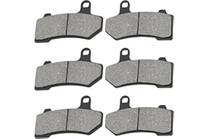 AHL Front and Rear Brake Pads Set for Harley Touring FLHR Road King 2008-2016 / FLHRC Road King Classic 2008-2018/FLHX Street