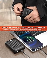 DEWBU Heated Jacket for Men with 12V Battery Pack