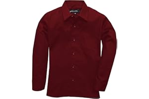 Johnnie Lene Boys Long Sleeves Dress Shirt from Baby to Teen