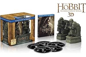 The Hobbit: The Desolation of Smaug Limited Edition with Book Ends (Blu-ray 3D + Blu-ray + DVD)
