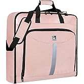 Garment Bags for Travel,46.5'' Waterproof Carry on Garment Bag for Hanging Clothes,Foldable Suit Bag for Travel Business