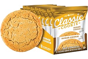 Classic Cookie, Soft Baked Cookie, Sugar Cookie 3oz, 8 Count Pack