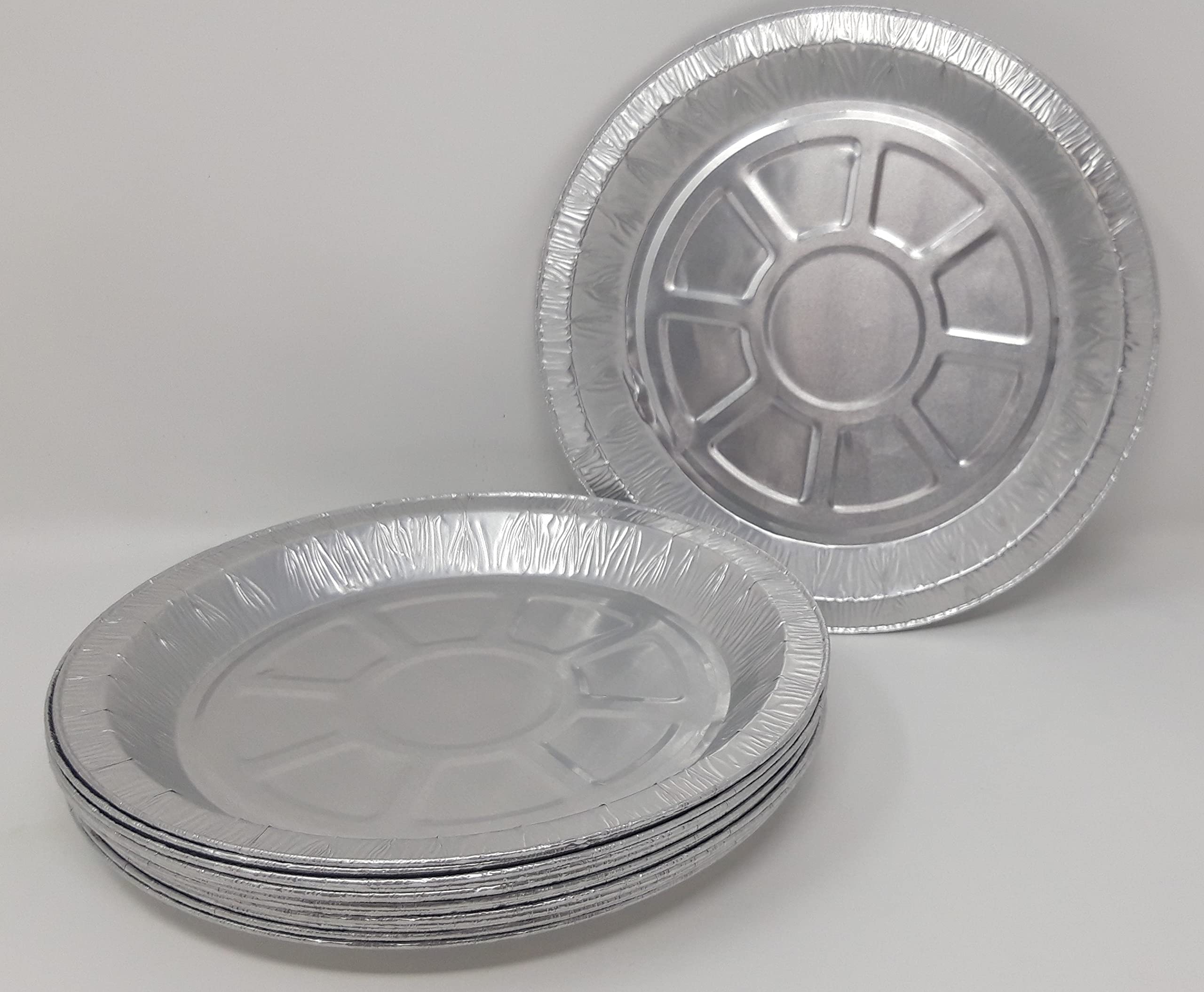 Aluminium Foil 8" 20cm Round Pie Flan Tart Plate 20x1.6cm 323cc (20)