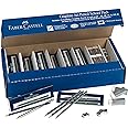 Faber-Castell Creative Studio Graphite Art Pencil School Pack - 144 Graphite Pencils - 24 Pencil Sharpeners - 24 Pencil Eraser