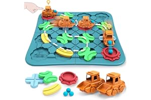 BONITOTO Kids Toys STEM Board Games - Logic Road Builder Brain Teasers Puzzles for 3 4 5 6 7 Year Old Boys Girls, Educational Montessori Birthday Gifts for Ages 4-8 Preschool Classroom Learning (29 PCS)