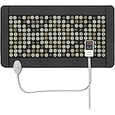 UTK Far Infrared Heating Pad for Back, 5X Pain Relief with Magnets Stone, Jade & Tourmaline, FSA-HSA Eligible Weighted Pad, Hotter to 159℉, 4H Auto-Off, Gift for Women Men, 39'' x 22'' Extra Large