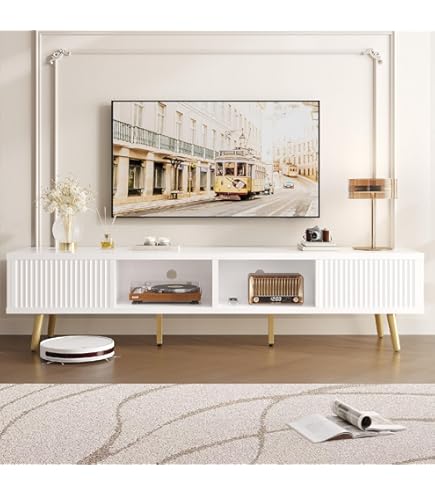 Sonax HC-5590 Holland 59-Inch Hollow Core TV Component Bench