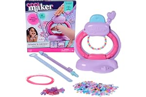 Cool Maker, Stack’d Heishi Studio Bracelet Making Kit with Easy Beading Pen & Over 1200 Beads for Bracelets, Makes 15, Gifts & Stocking Stuffers for Girls Ages 7 and up