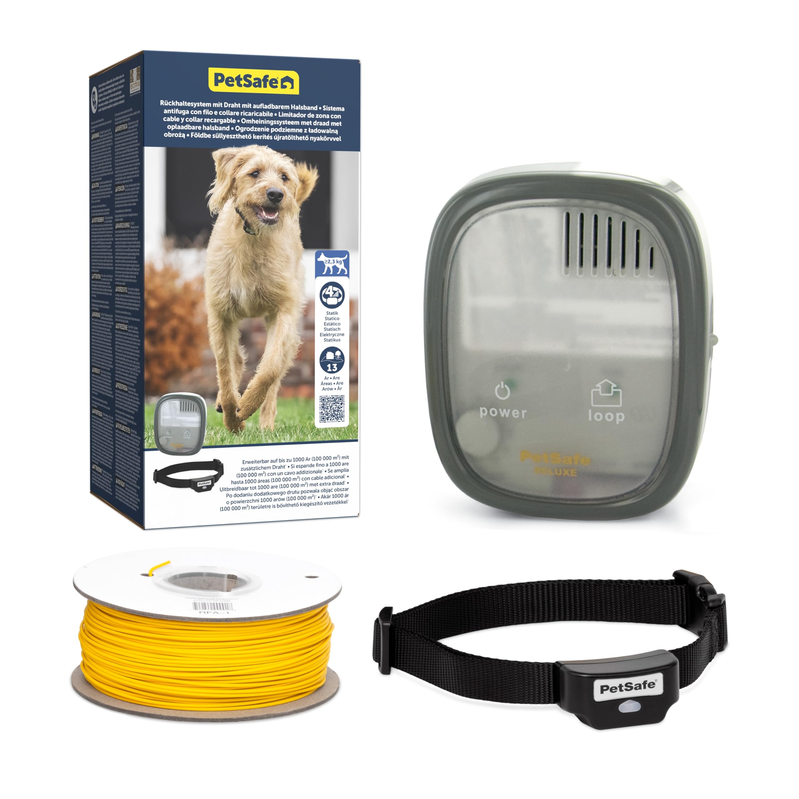 PetSafe PIG19-16413 – Anti-Fog Fence with Rechargeable Collar – Easy to Install – Waterproof