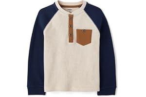 Gymboree Boys and Toddler Long Sleeve Thermal Henley Shirt