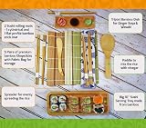 Krista's Kitchen Sushi Making Kit 11 Pcs Bamboo Rolling Mats 2 Mats view 3