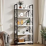 YITAHOME 5 Tiers Bookshelf, Classically Modern