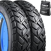 2-PCS 26" Heavy Duty Fat E-Bike Tires 26 x 4.0/102-559 and 2-PCS 26"x4.0" Bike Tubes Scharder Valve Compatible with 26x4.0 26