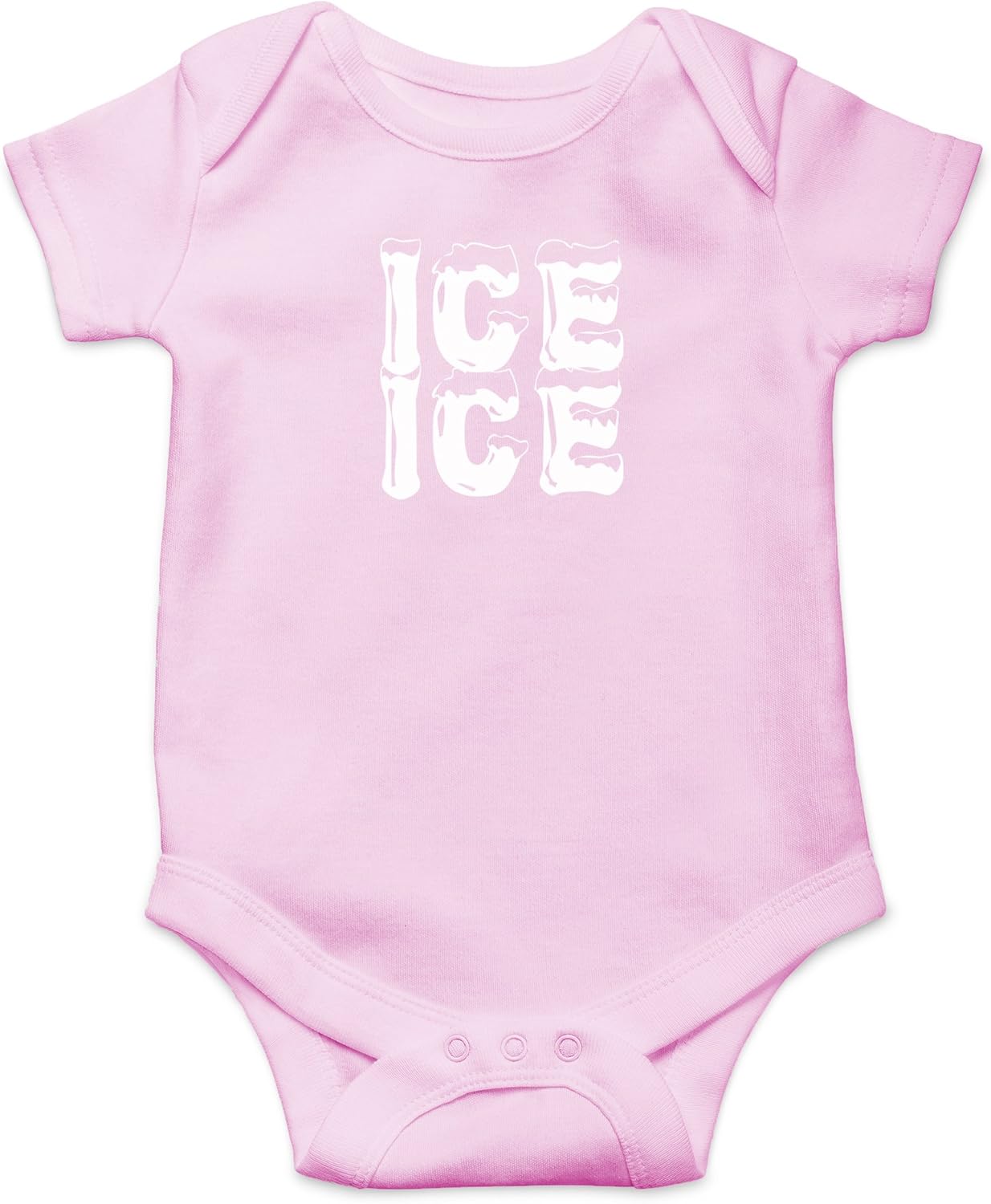 AW Fashions Ice Ice Baby - Parody Cute Novelty Funny Infant One-Piece Baby Bodysuit