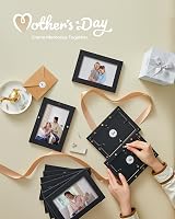 SONGMICS Collage Picture Frames 10x 4x6 Photos Wall Frame RPF20BK Ink Black view 8