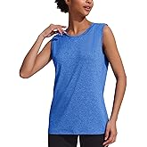 COOrun Women's Sleeveless Athletic Shirts Lightweight Sports Shirt Quick Dry Yoga Tank Tops Muscle Tank