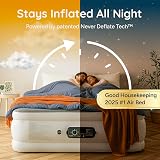 Huddle Never Deflate Luxury King Air Bed with Built-in Pump USB Nightlight view 2