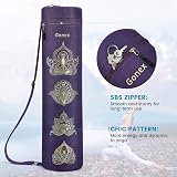 Gonex Yoga Mat Bag Full Zip Waterproof 600D Oxord 2 Pockets Adjustable Strap view 3