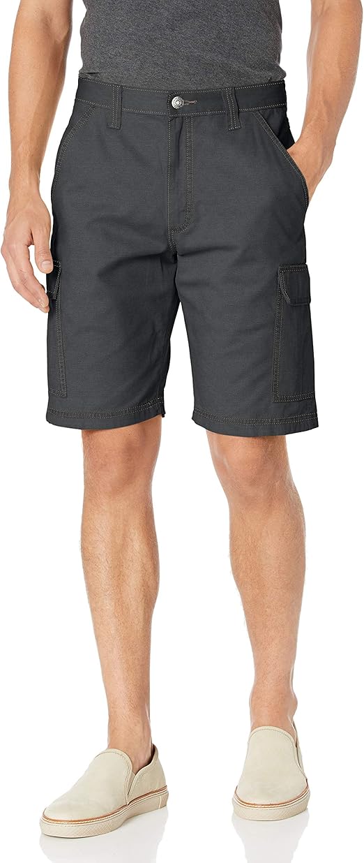 wrangler men's cargo short with stretch