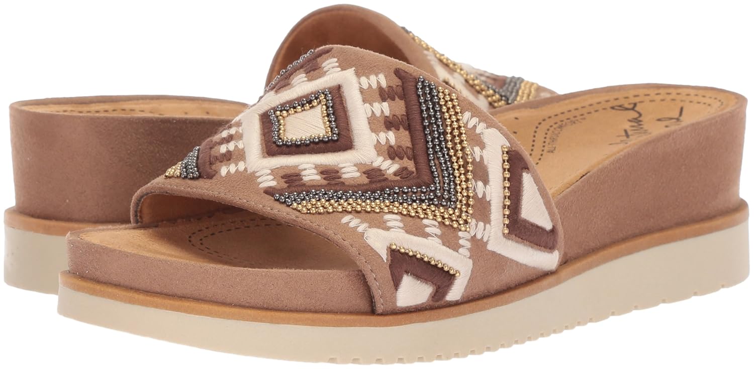 natural soul women's kiki slide sandal